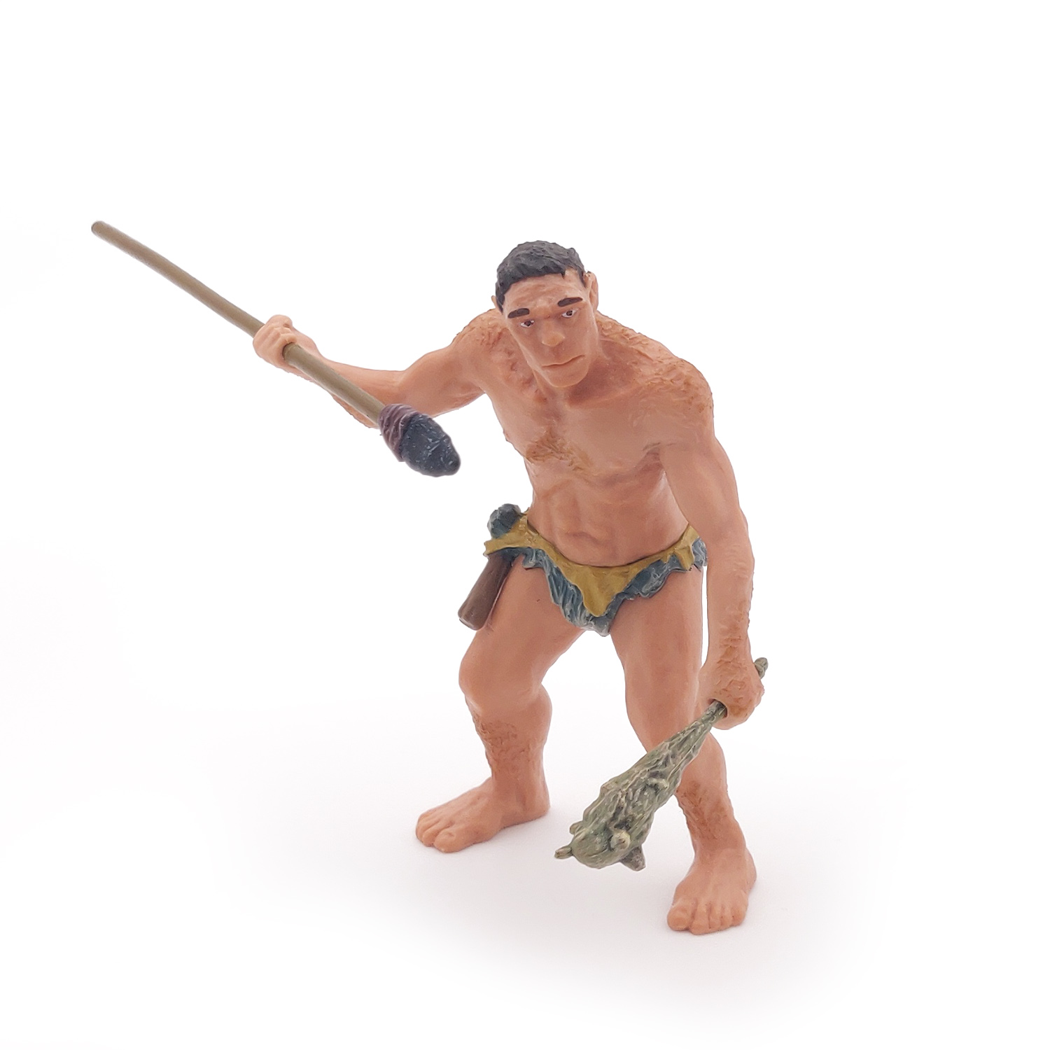 PRAČLOVĚK S KYJEM A OŠTĚPEM