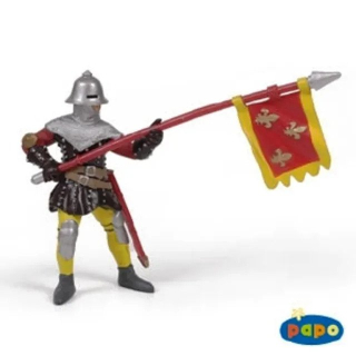 VÁLEČNÍK SE STANDARTOU ČERVENÝ